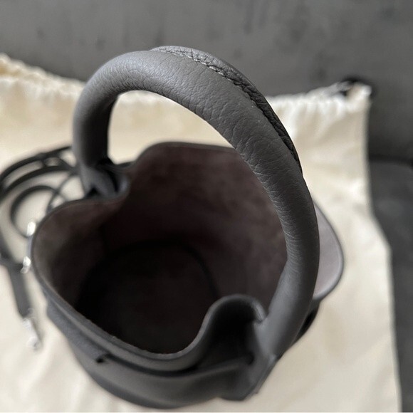 Celine Big Bag Nano Bucket Grey Grained Calfskin - Picture 13 of 16